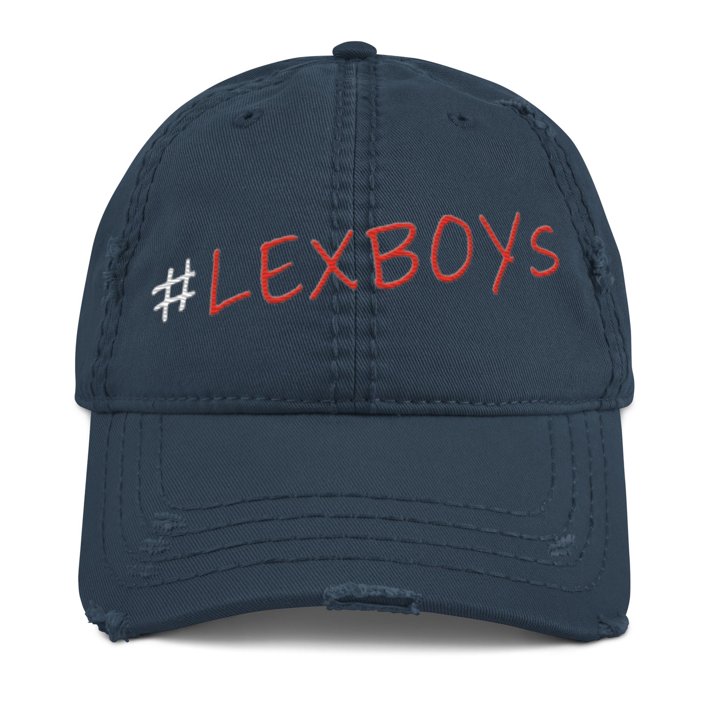 Distressed “ #LexBoys ”Dad Hat